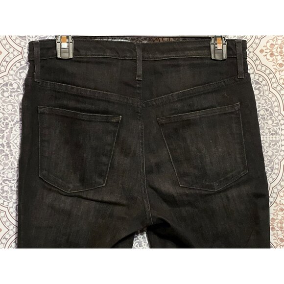 Mossimo Denim High Rise Jegging Crop Size 6 Power Stretch Black - Picture 4 of 9